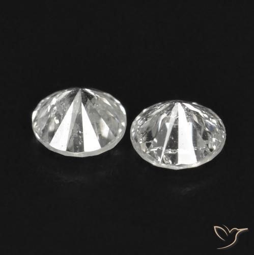 Gemme di Diamante H naturale da 0.18 ct, Rotondo, SI