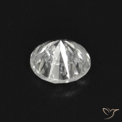 Diamante H naturale da 0.11 ct, Rotondo, SI