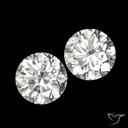Gemme di Diamante D naturale da 0.09 ct, Rotondo, VVS