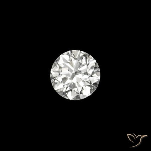 Diamante D naturale da 0.04 ct, Rotondo, VVS