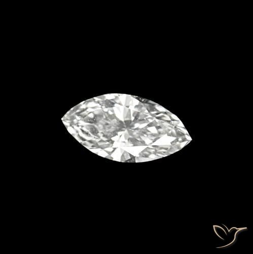 Diamante D naturale da 0.07 ct, Taglio marquise, VVS