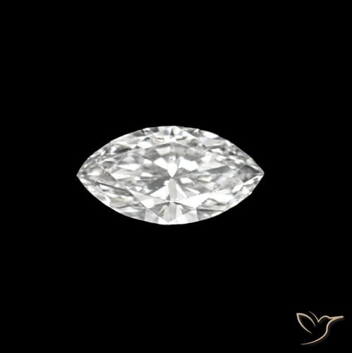 0.07ct D Diamante, Taglio marquise, VVS