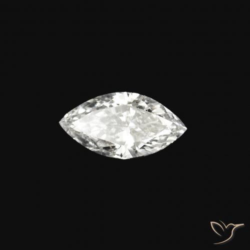 Diamante D naturale da 0.07 ct, Taglio marquise, VVS