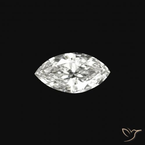0.07ct E Diamante, Taglio marquise, VVS