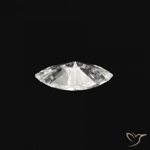 Diamante E naturale da 0.07 ct, Taglio marquise, VVS