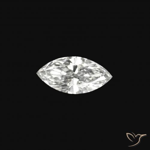 Diamante E naturale da 0.06 ct, Taglio marquise, VVS