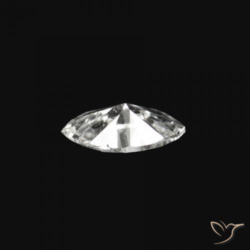 Diamante E naturale da 0.09 ct, Taglio marquise, VVS