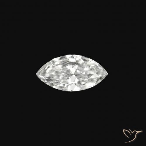 0.06ct E Diamante, Taglio marquise, VVS