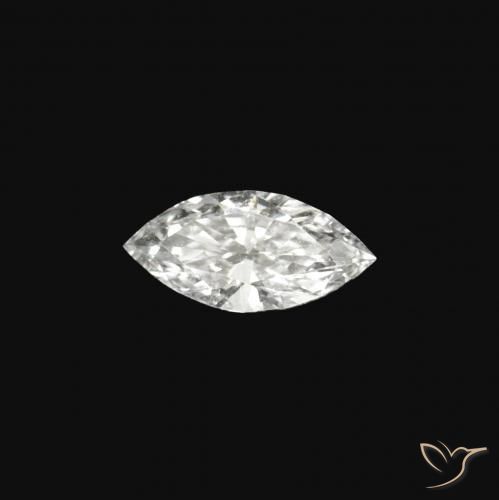 Diamante E naturale da 0.06 ct, Taglio marquise, VVS