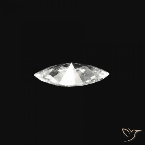Diamante E naturale da 0.06 ct, Taglio marquise, VVS