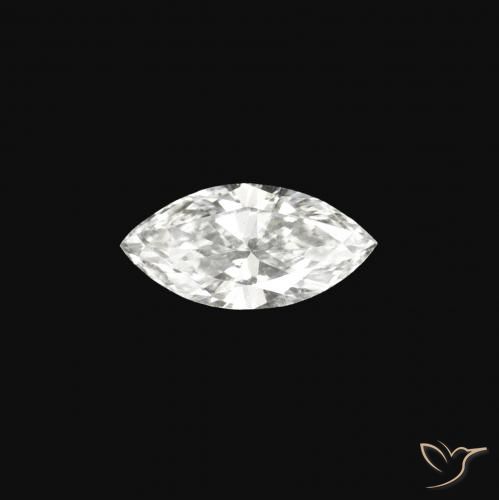 0.06ct D Diamante, Taglio marquise, VVS