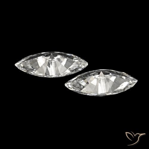 Gemme di Diamante H naturale da 0.12 ct, Taglio marquise, VVS