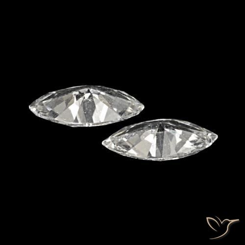 Gemme di Diamante H naturale da 0.12 ct, Taglio marquise, VVS