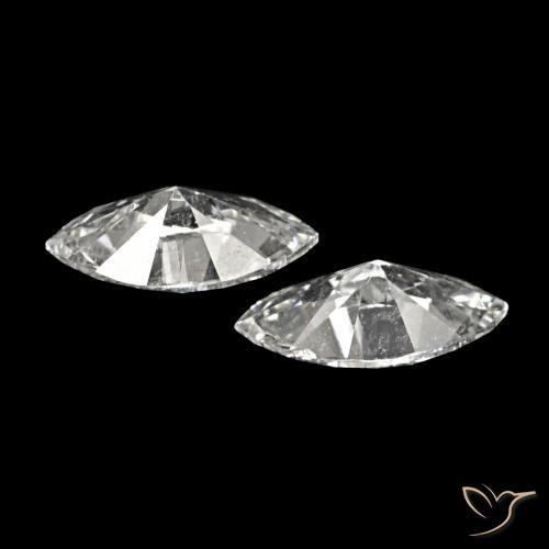 Gemme di Diamante H naturale da 0.14 ct, Taglio marquise, VVS