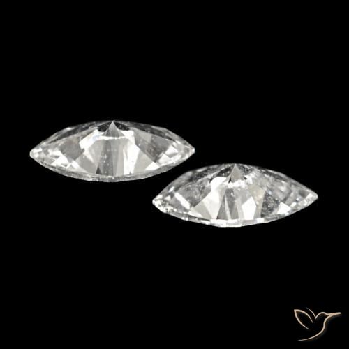 Gemme di Diamante H naturale da 0.12 ct, Taglio marquise, VVS