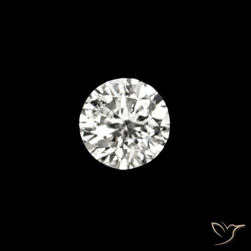 0.02ct D Diamante, Rotondo, VVS-VS