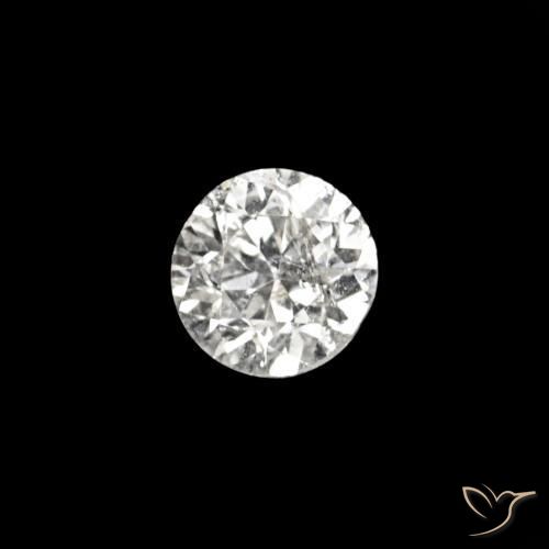 Diamante H naturale da 0.02 ct, Rotondo, VVS-VS