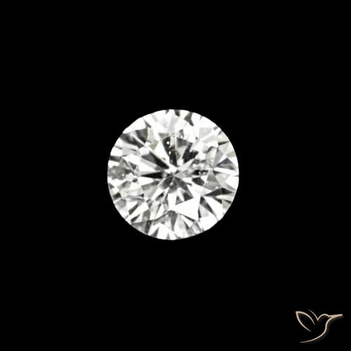 0.02ct D Diamante, Rotondo, VVS-VS