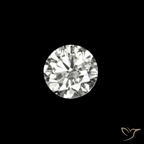 Diamante D naturale da 0.02 ct, Rotondo, VVS-VS