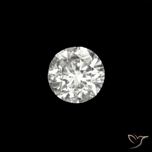 Diamante D naturale da 0.02 ct, Rotondo, VVS-VS