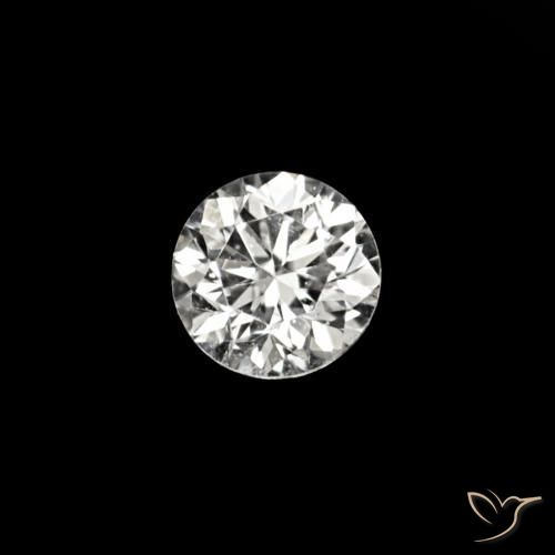 Diamante D naturale da 0.02 ct, Rotondo, VVS-VS