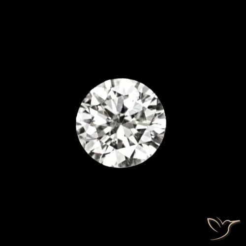 Diamante D naturale da 0.02 ct, Rotondo, VVS-VS