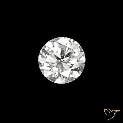 Diamante D naturale da 0.02 ct, Rotondo, VVS-VS