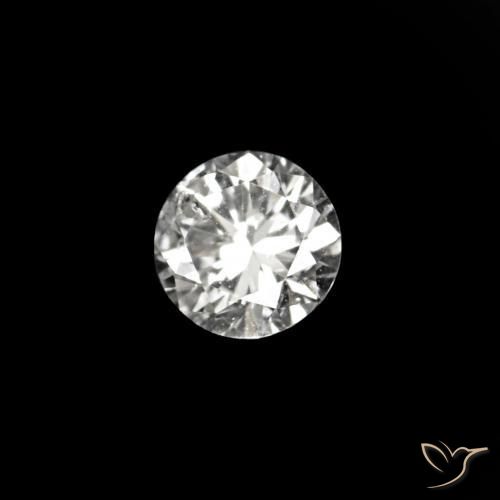 Diamante D naturale da 0.02 ct, Rotondo, VVS-VS