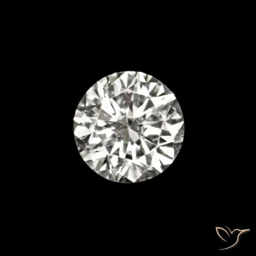Diamante F naturale da 0.02 ct, Rotondo, VVS-VS