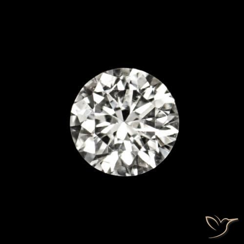 0.02ct E Diamante, Rotondo, VVS-VS
