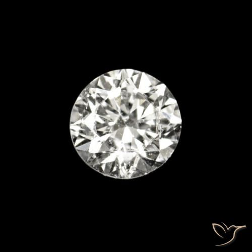 0.02ct E Diamante, Rotondo, VVS-VS