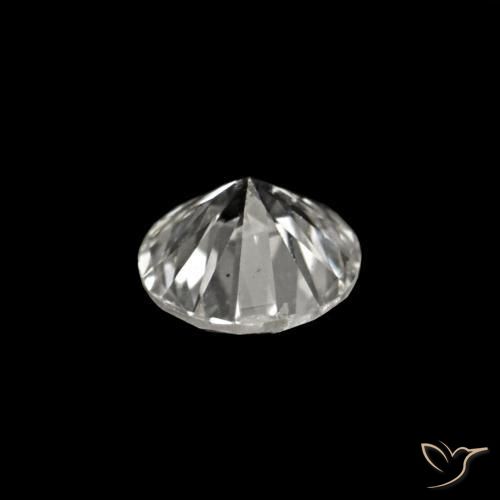 Diamante E naturale da 0.02 ct, Rotondo, VVS-VS