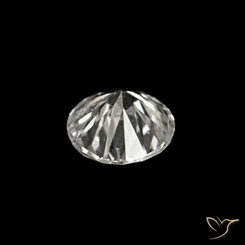 Diamante E naturale da 0.02 ct, Rotondo, VVS-VS