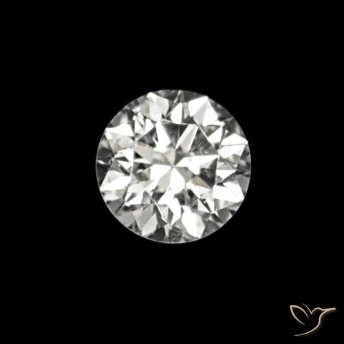 Diamante F naturale da 0.02 ct, Rotondo, VVS-VS