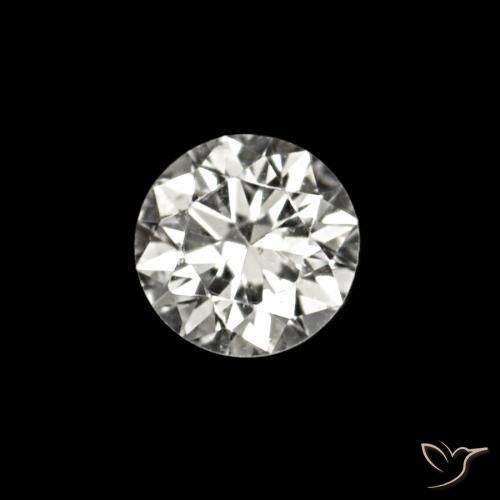 Diamante F naturale da 0.02 ct, Rotondo, VVS-VS