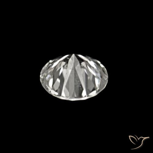 Diamante E naturale da 0.02 ct, Rotondo, VVS-VS