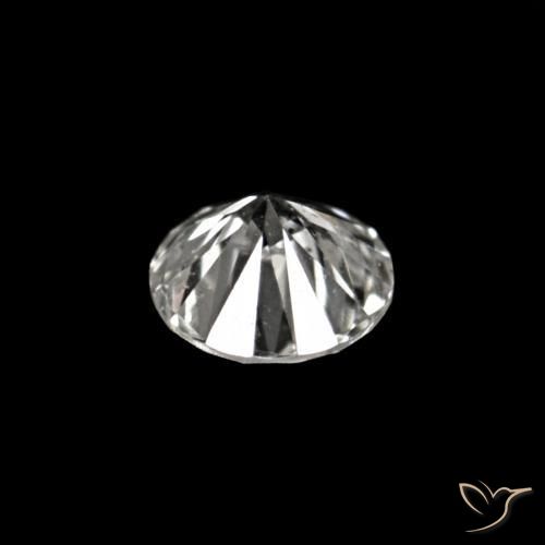 Diamante E naturale da 0.02 ct, Rotondo, VVS-VS