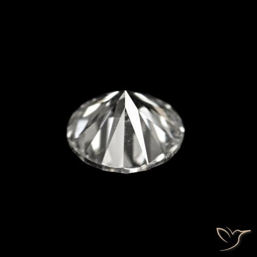 Diamante E naturale da 0.02 ct, Rotondo, VVS-VS