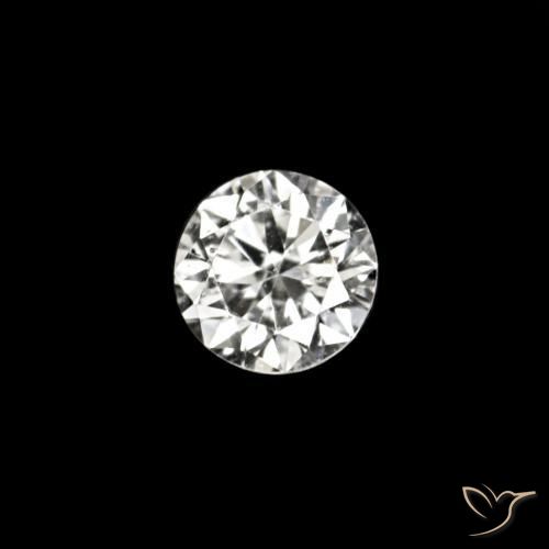 Diamante D naturale da 0.02 ct, Rotondo, VVS-VS