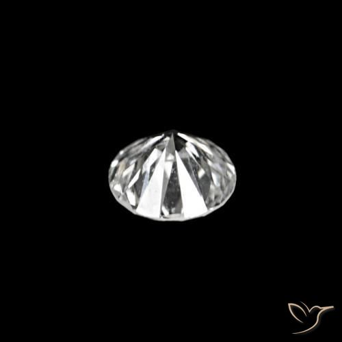 Diamante D naturale da 0.02 ct, Rotondo, VVS-VS