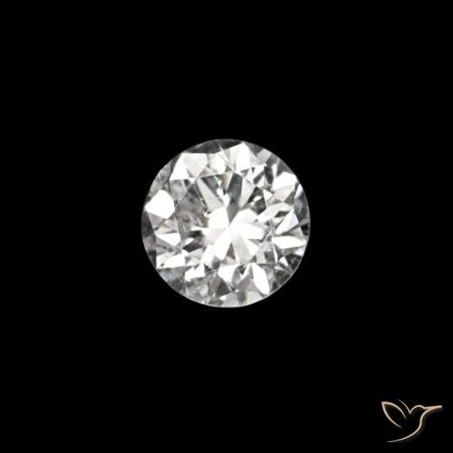 Diamante D naturale da 0.02 ct, Rotondo, VVS-VS