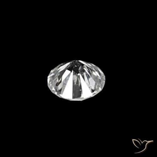 Diamante D naturale da 0.02 ct, Rotondo, VVS-VS