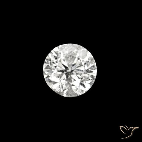 Diamante D naturale da 0.02 ct, Rotondo, VVS-VS
