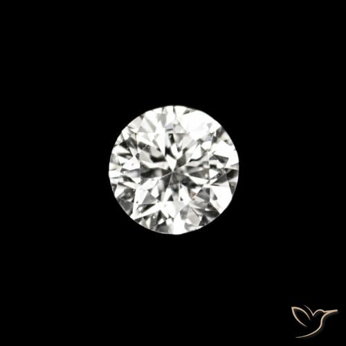 0.02ct D Diamante, Rotondo, VVS-VS