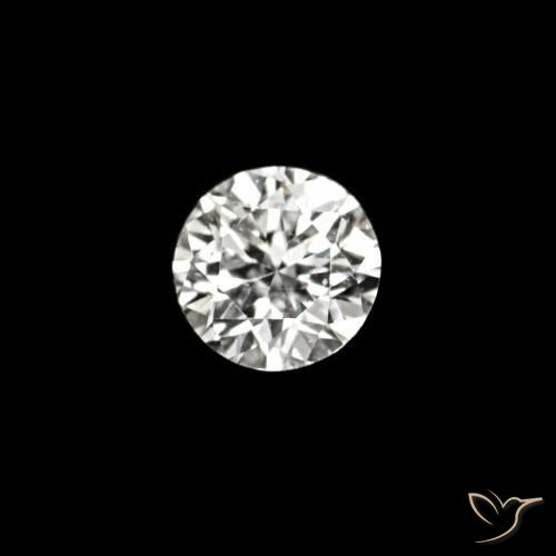 Diamante D naturale da 0.02 ct, Rotondo, VVS-VS