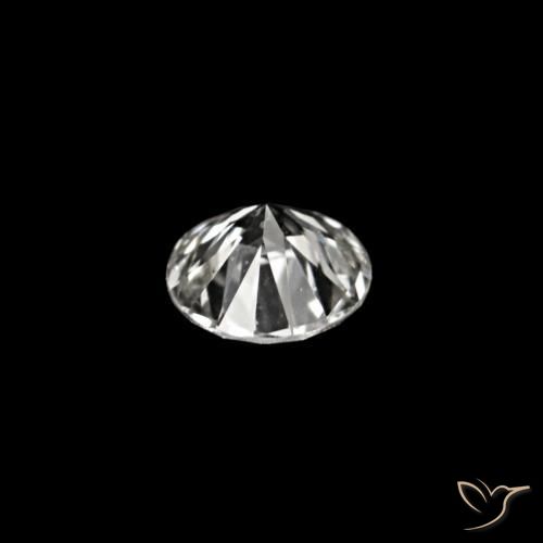 Diamante D naturale da 0.02 ct, Rotondo, VVS-VS