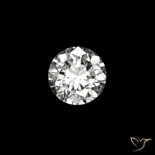 0.02ct D Diamante, Rotondo, VVS-VS