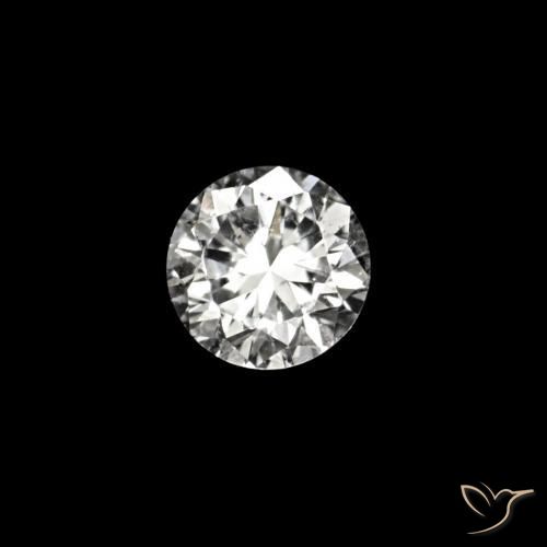 Diamante D naturale da 0.02 ct, Rotondo, VVS-VS