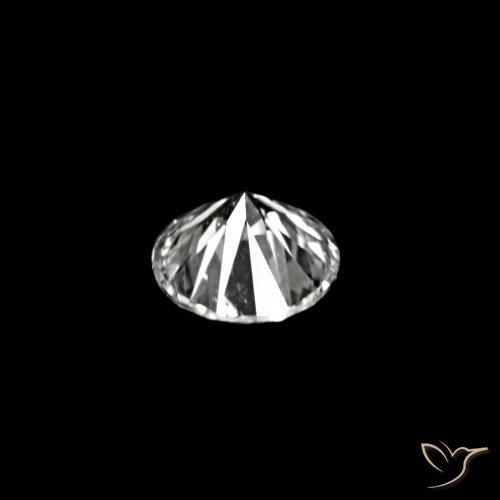 Diamante D naturale da 0.02 ct, Rotondo, VVS-VS