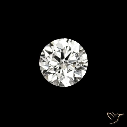 0.02ct D Diamante, Rotondo, VVS-VS